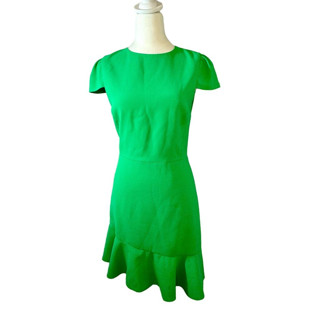Alice + Olivia Green Midi Dress
